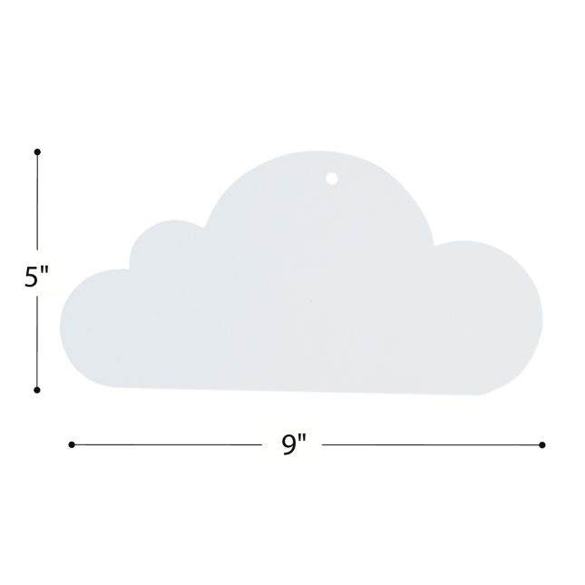 Colorations® Decorate Your Own Paper Clouds - Set of 24