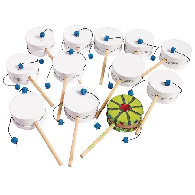 Colorations® Lucky Rhythm Spin Drum Art - Makes 12 Crafts