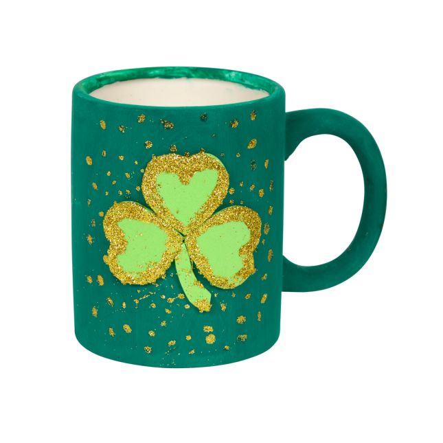 Colorations® Shamrock Sparkle Mug Art - Makes 6 Crafts
