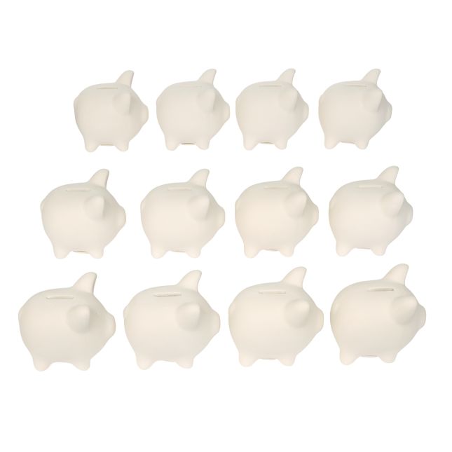 Colorations® Lucky Piggy Bank Art - Makes 12 Crafts