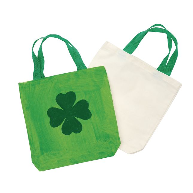 Colorations® Shamrock Canvas Tote Art - Makes 12 Crafts