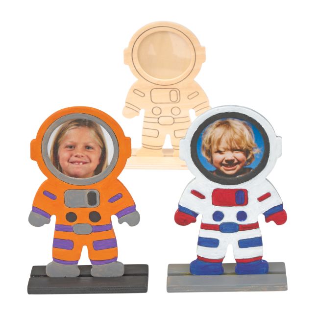 Colorations® Decorate Your Own Astronaut Photo Frame - Set of 12