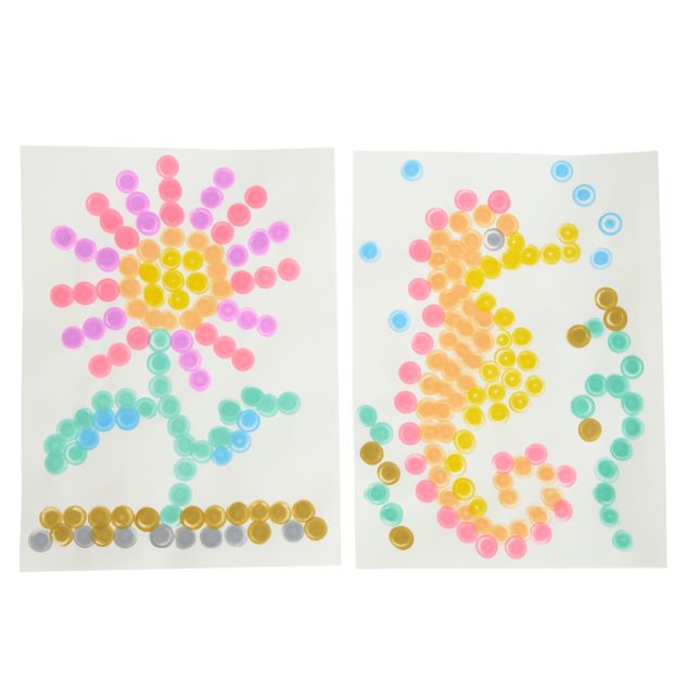 Colorations® Shiny Washable Dabber Dot Markers – 8 Colors