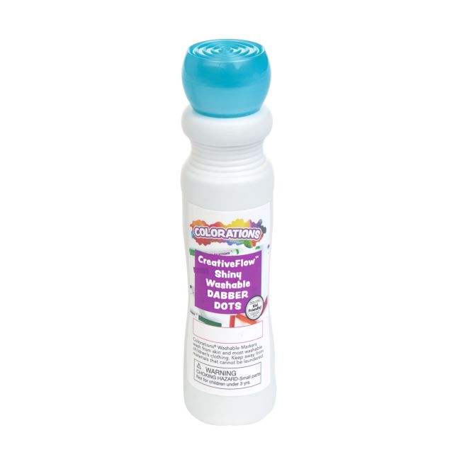 Colorations® Shiny Washable Dabber Dot Markers – 8 Colors