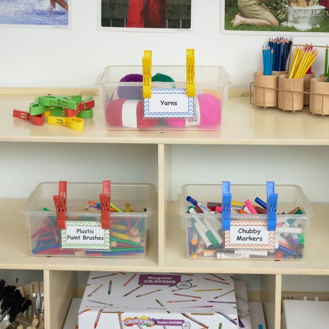 Colorations® Jumbo Classroom Clips - Set of 20