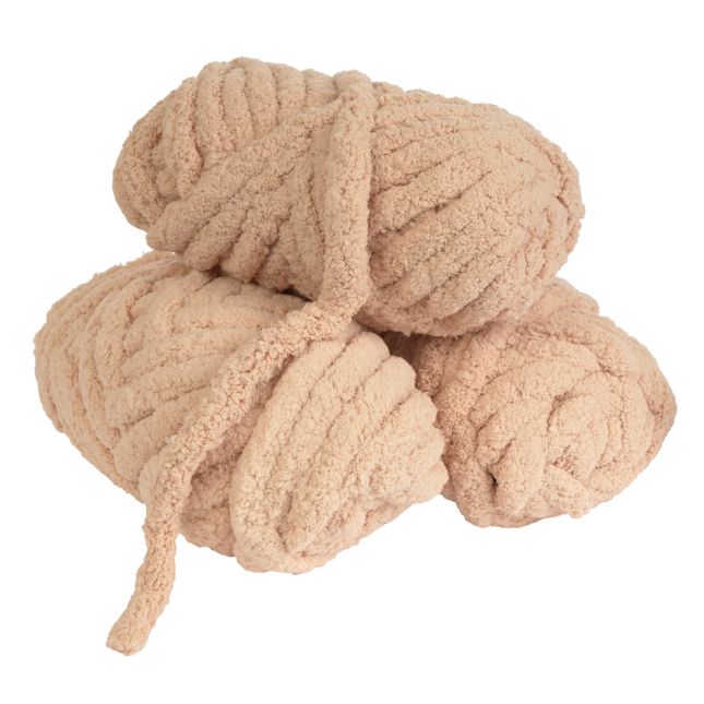 Colorations® Super Chunky Chenille Yarn, Natural Cream -