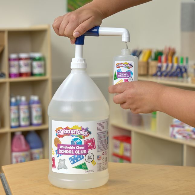 Colorations® Heavy-Duty Glue Pump Dispenser Set of 3 Kit