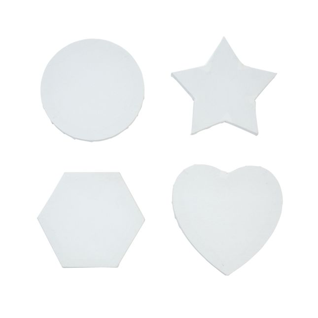 Colorations® Shaped Canvas Variety Pack – Set of 40