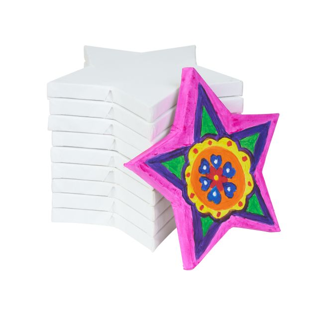 Colorations® Shaped Canvas Variety Pack – Set of 40