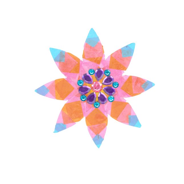 Colorations® Decorate Your Own Paper Flowers - Set of 24