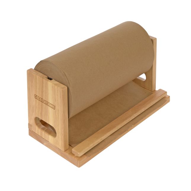 Colorations® 12" Paper Roll Dispenser and 500 ft