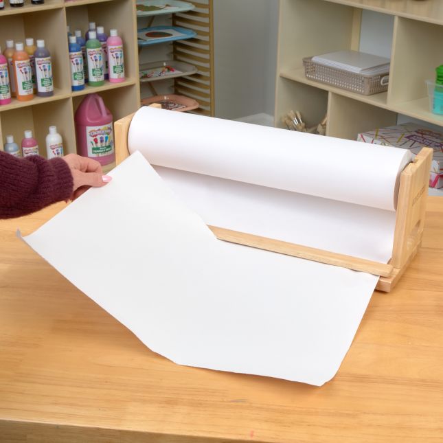 Colorations® 18 Inch Paper Roll Dispenser and 200 ft White Butcher Paper Kit