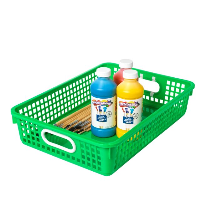 Really Good Stuff® Classroom Paper Baskets - 12-Pack Rainbow Kit