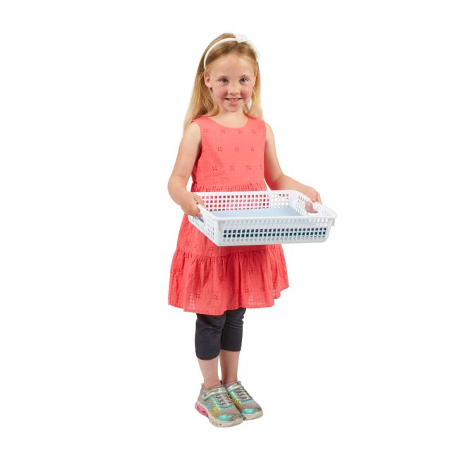 Really Good Stuff® Classroom Paper Baskets - 12-Pack Rainbow Kit