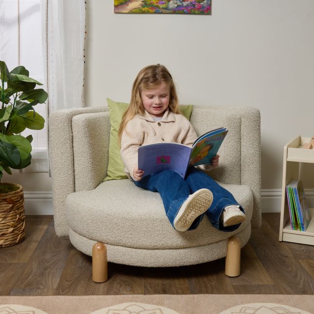 Environments® Bouclé Barrel Chair