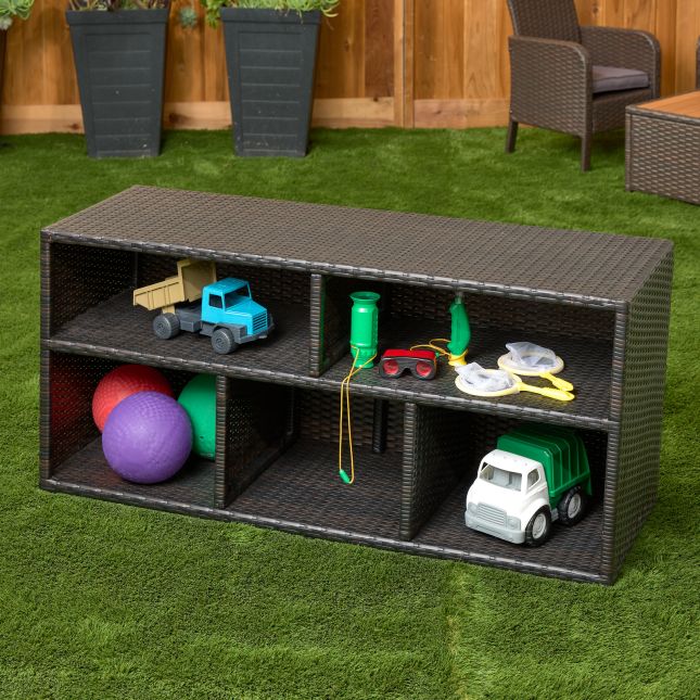 Environments® Wicker Shelf Toddler Height