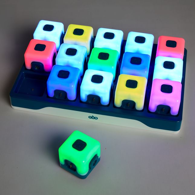 Glow Sequencing Cubes - Set of 15