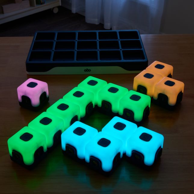 Glow Sequencing Cubes - Set of 15