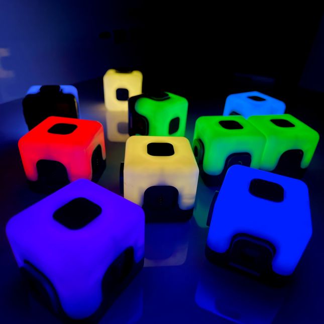Glow Sequencing Cubes - Set of 15