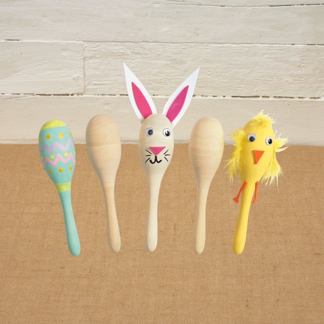 Colorations® Spring Rhythm Maracas – Makes 12 Craft Kits