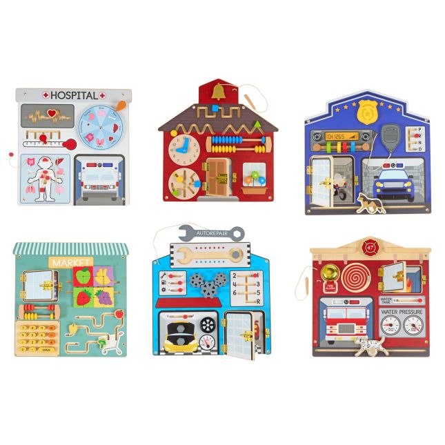Excellerations® PlayGenius™ Community Helpers Wall Panels - Set