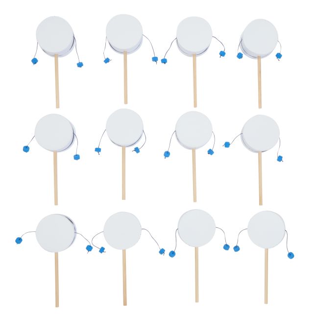 Colorations® Camp Rhythm Spin Drum Creations – Makes 12 Craft Kits