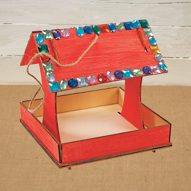 Colorations® Camp Build and Decorate Bird Feeders – Makes 6 Crafts