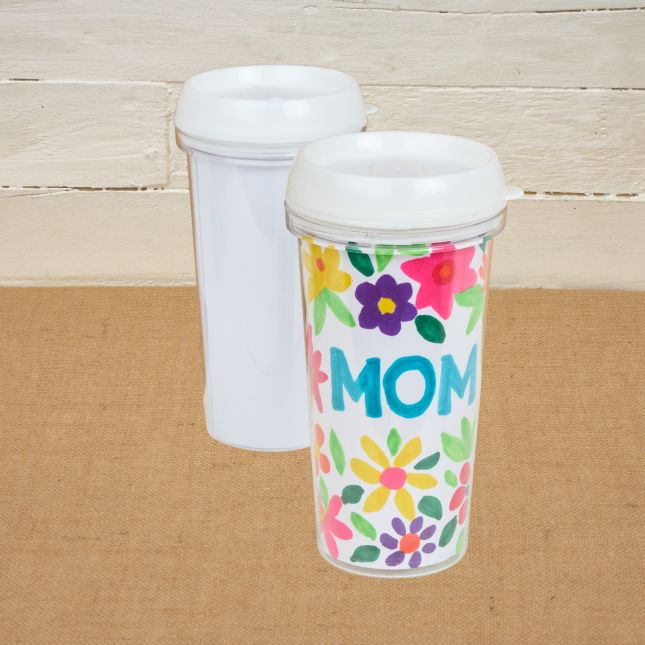Colorations® Mother’s Day Custom Travel Mug Creations – Makes 12 Craft Kits