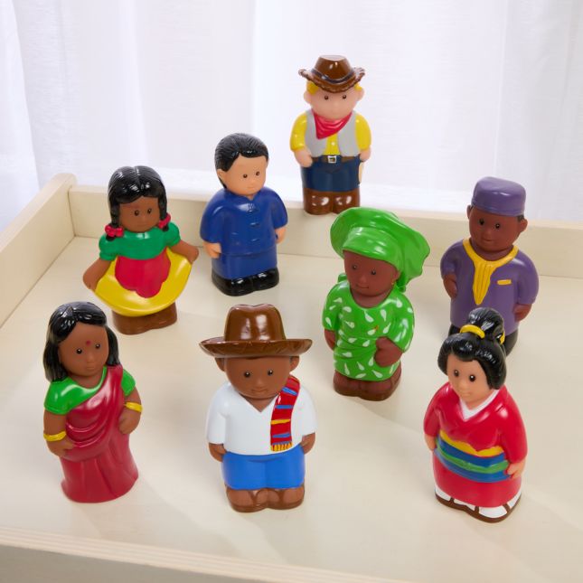 Chunky Multicultural Community Figures – Set of 8