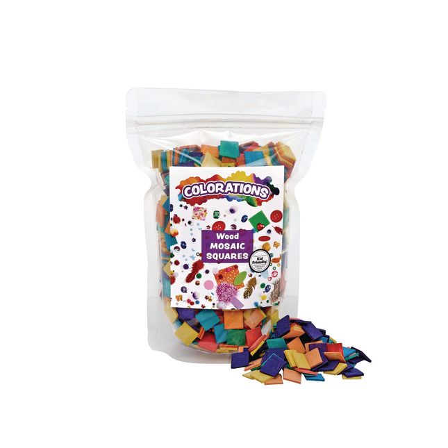 Colorations® Faith Based Cross Mosaic Creations Craft Kit – Makes 12 Crafts
