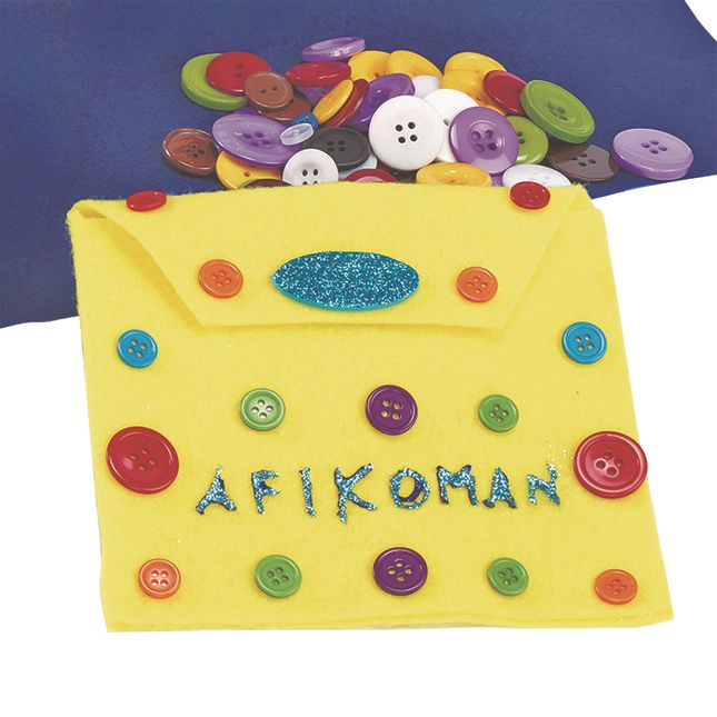 Colorations® Faith Based Afikoman Pouch Craft Kit – Makes 50 Crafts