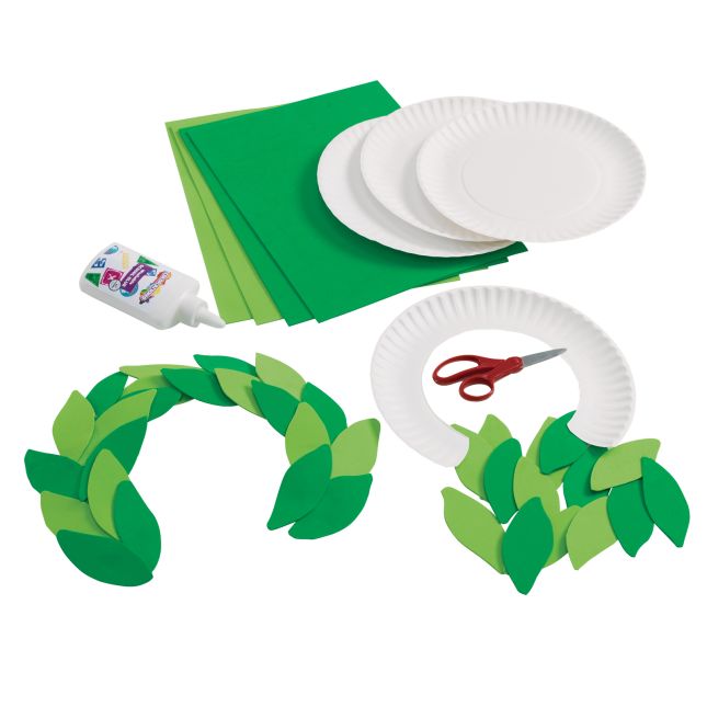 Colorations® Faith Based Laurel Wreath Headband Craft Kit – Makes 100 Crafts