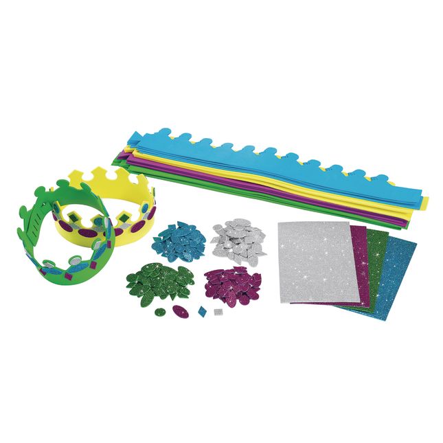 Colorations® Faith Based Queen Esther Crown Craft Kit – Makes 16 Crafts