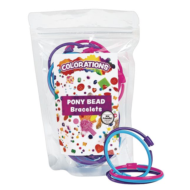 Colorations® Faith Based Message Bracelet Craft Kit - Makes 24 Crafts