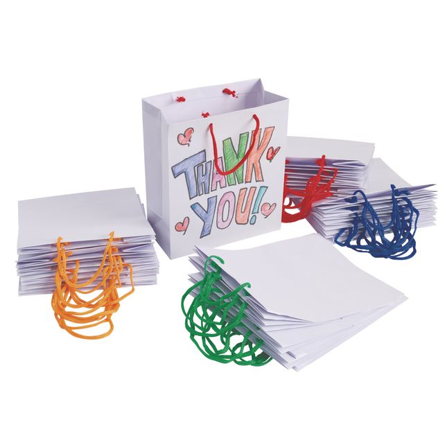 Colorations® 4th of July Stars and Stripes Gift Bag Craft Kit – Makes 24 Crafts