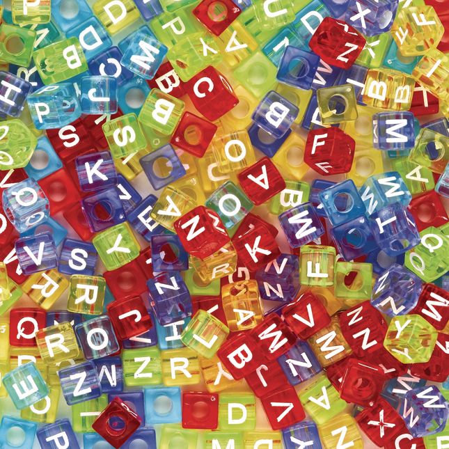 Colorations® Back-To-School Name and Bead Water Bottle Craft Kit – Makes 6 Crafts