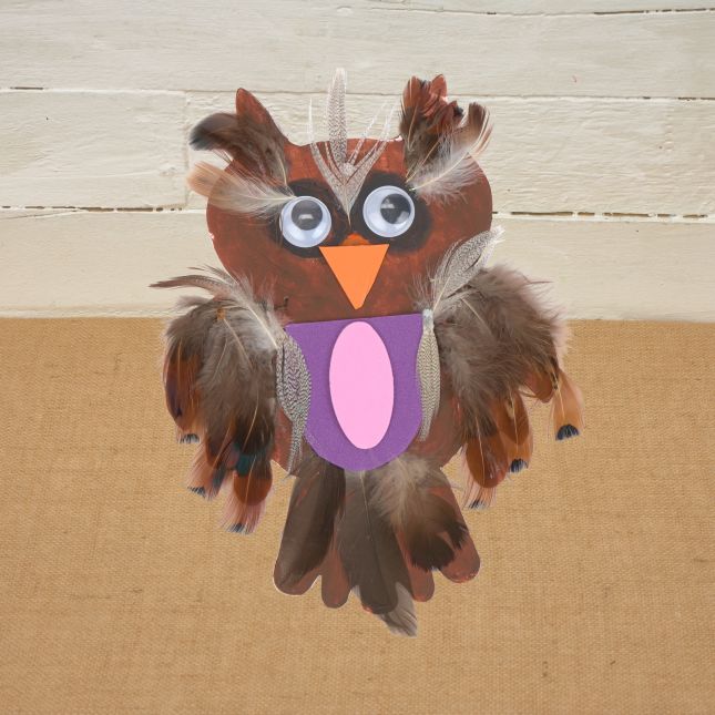 Colorations® Back-To-School Wise Owl Craft Kit – Makes 24 Crafts