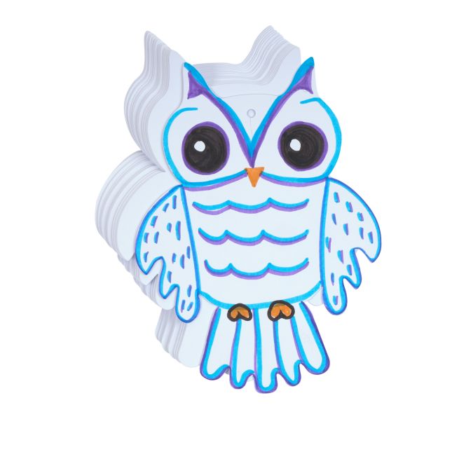 Colorations® Back-To-School Wise Owl Craft Kit – Makes 24 Crafts
