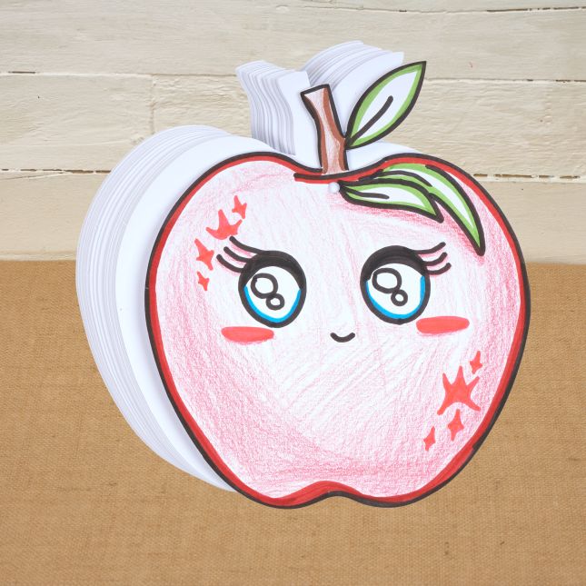 Colorations® Back-To-School Teacher Apple Craft Kit – Makes