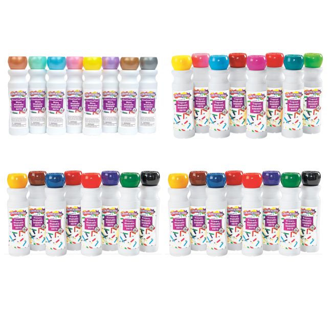 Colorations® Washable Dabber Marker Classroom Value Pack - Set of 32