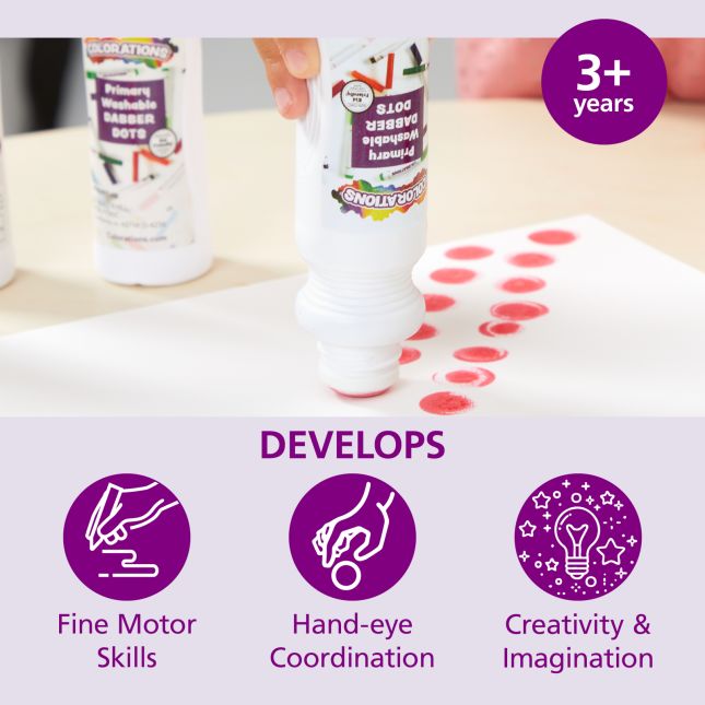 Colorations® Washable Dabber Marker Classroom Value Pack - Set of 32