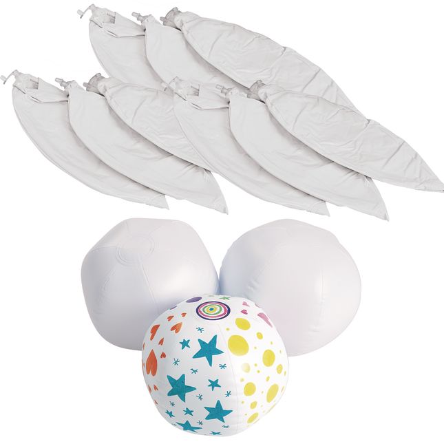 Colorations® Summer Color Pop Beach Ball Craft Kit – Makes 12 Crafts