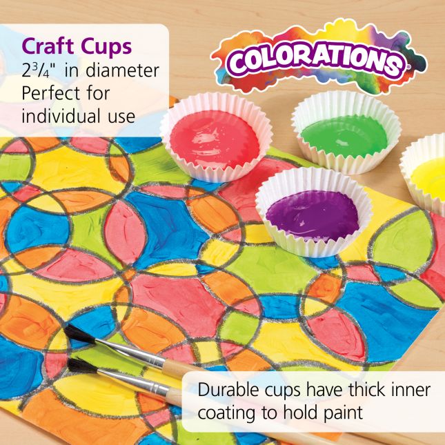 Colorations® Craft Cups - Set of 25