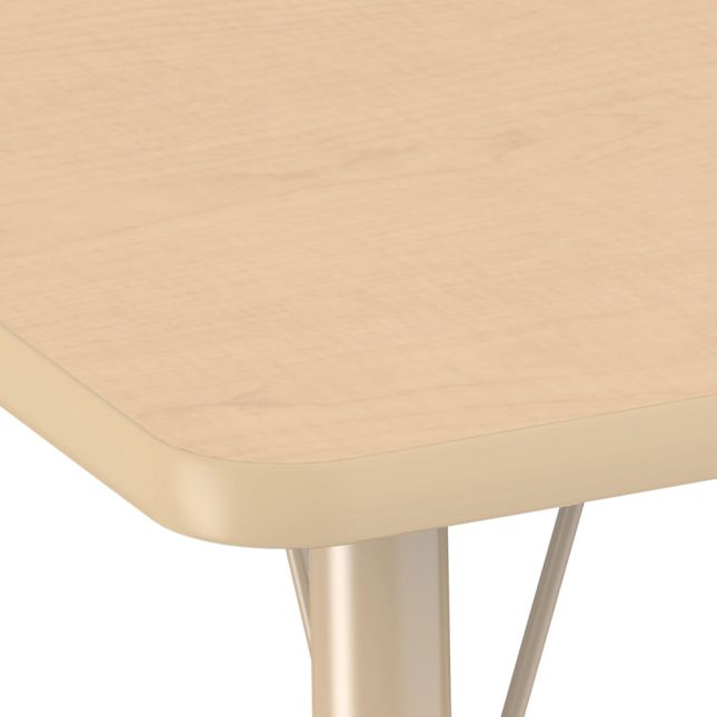 Environments® 30" x 60" Rectangle Activity Table with Adjustable Chunky Legs - Maple/Maple