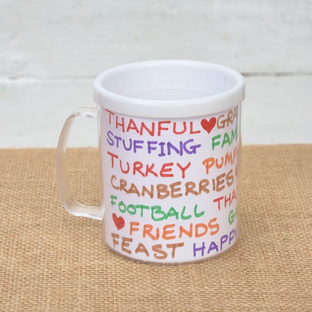 Colorations® Thanksgiving Decorative Mug Craft Kit – Makes 12 Crafts
