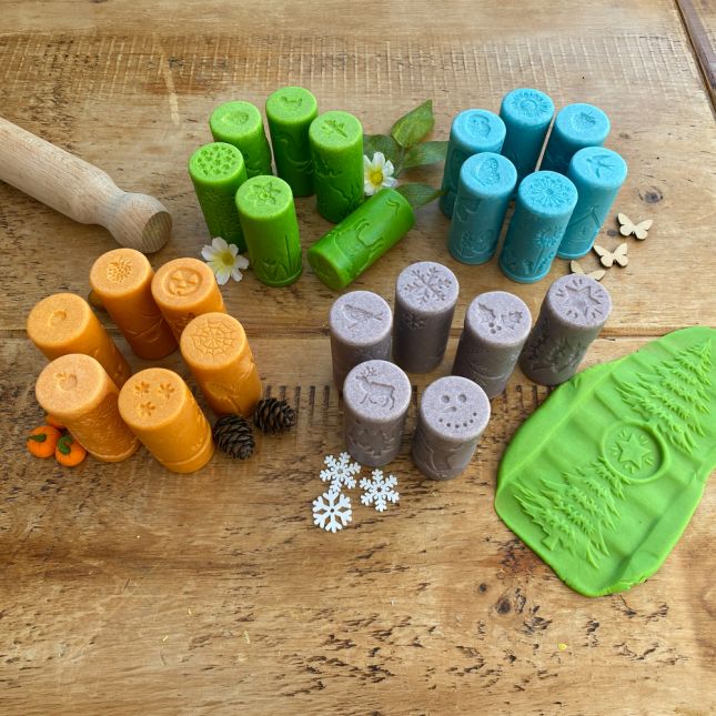 24 Stamper Rollers - Let's Roll Season - 48 Different Stampers