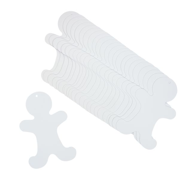 Colorations® Winter Gingerbread People Craft Kit - Makes 24 Crafts