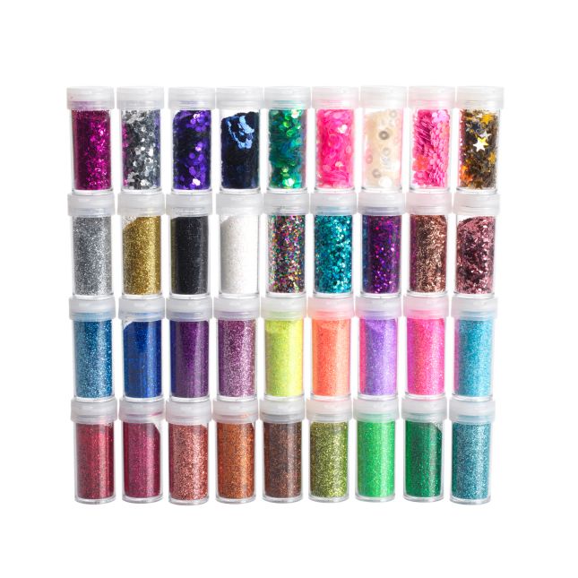 Colorations® Winter Glitter Sensory Bottle Craft Kit - Makes 12 Crafts