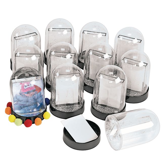 Colorations® Winter Penguin Snow Globe Craft Kit - Makes 12 Crafts