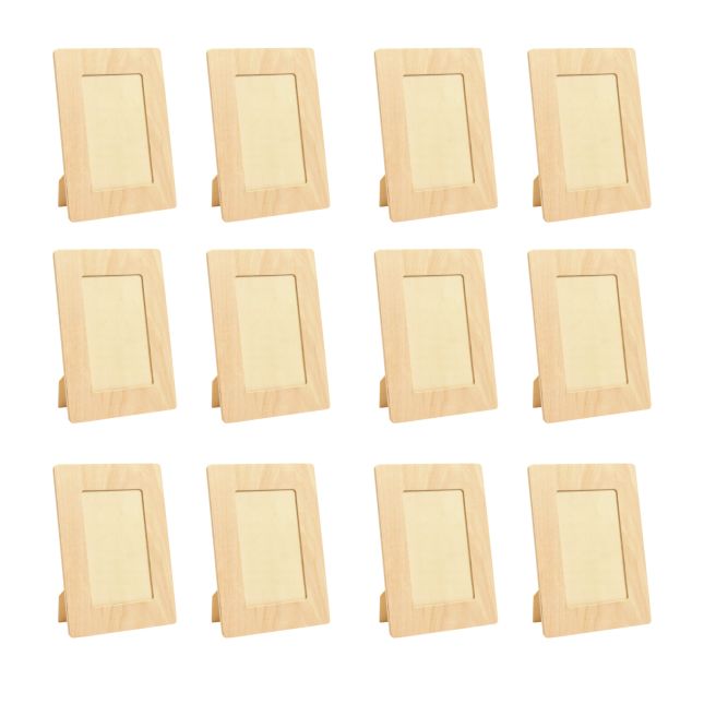 Colorations® Winter Button Collage Frame Craft Kit - Makes 12 Crafts